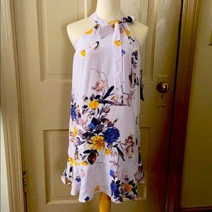 Floral halter dress